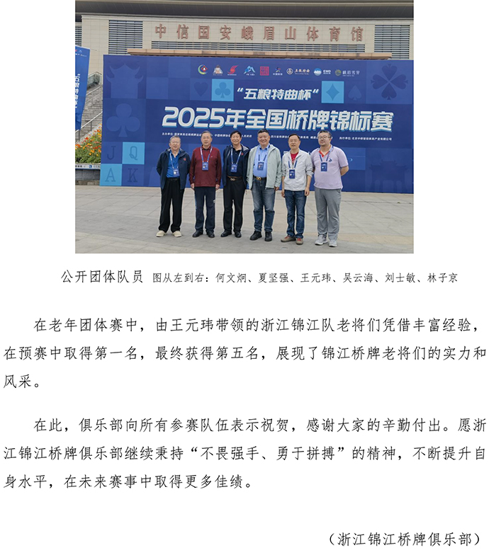 浙江錦江橋牌俱樂部在 2025 年全國橋牌錦標(biāo)賽中榮獲殊榮-3.jpg
